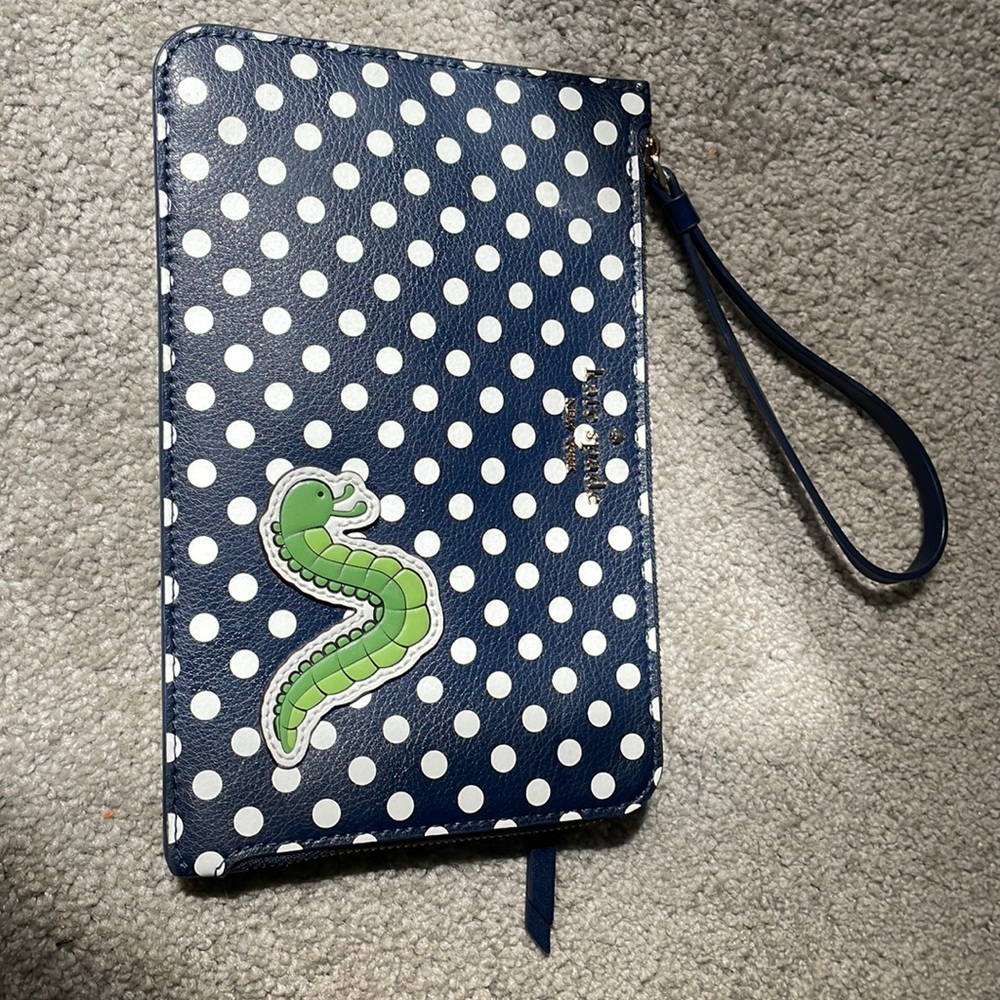 Kate Spade Enchanted Forest Inchworm Clutch